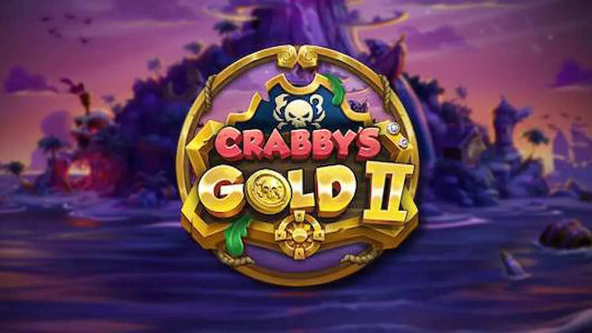 Tampilan visual slot Crabby’s Gold II dengan tema bajak laut yang ceria